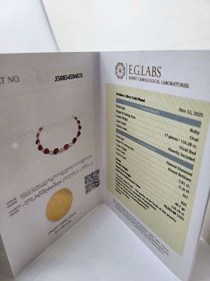 Extremely fine and large Ruby and diamond necklace, EGL certfied