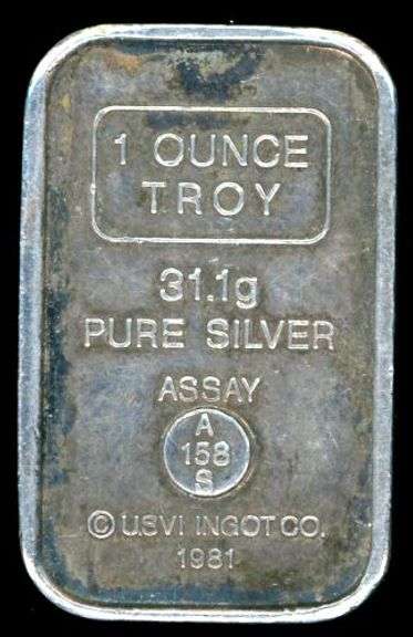 Compact AMARK 1 Troy Ounce Silver Bar