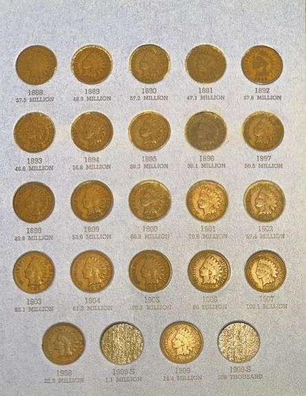 Starter Indian Head Cent Set Album