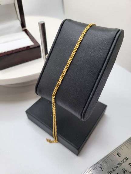 14k gold italian chain, size: 16, 5.9gr