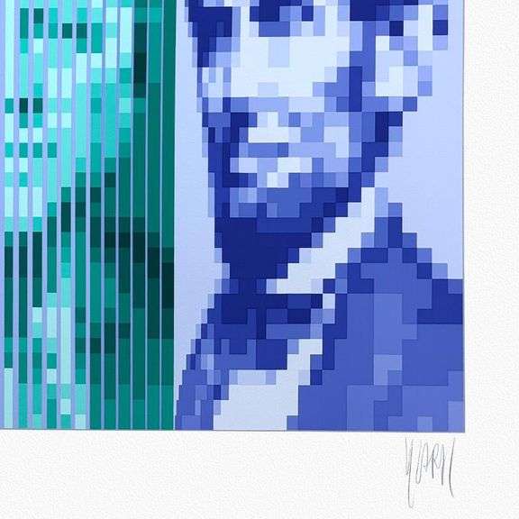 "Kennedy/Lincoln" by Yvaral (1934-2002)