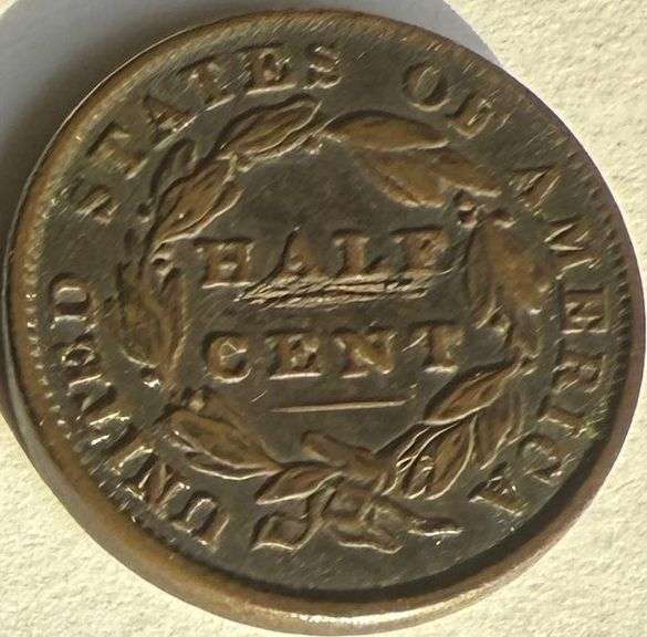 1834 Half Cent