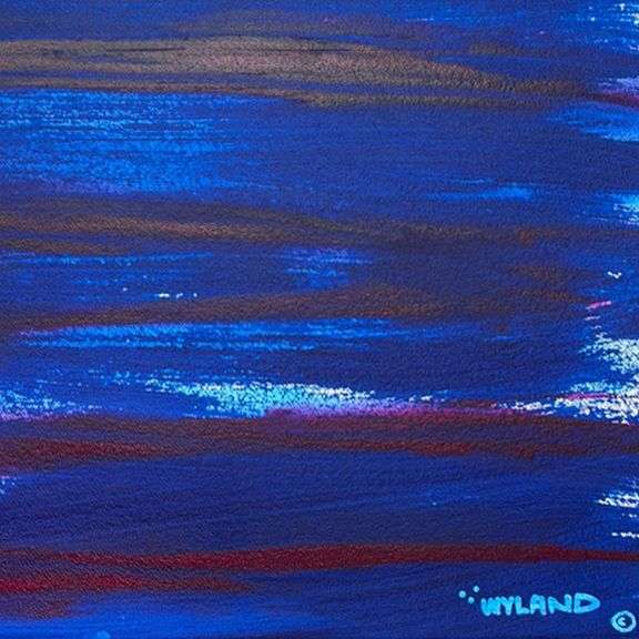 "Untitled Abstract" by Wyland Wyland "Untitled Abstract