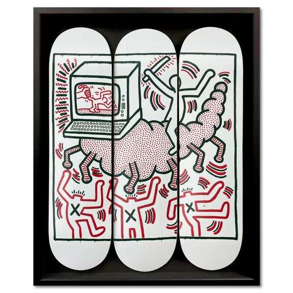 "Centipede" by Keith Haring (1958-1990)