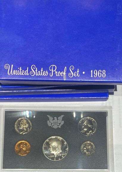 1968-1972 Blue Box US Proof Sets