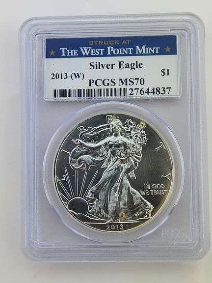 2013-(W) American Silver Eagle, PCGS MS70