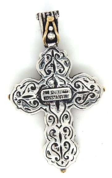 Konstantino 2 tone cross enhancer