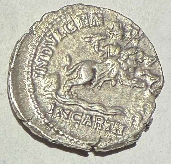 Septimus Severus Emporer 193-211 Roman Denarius.