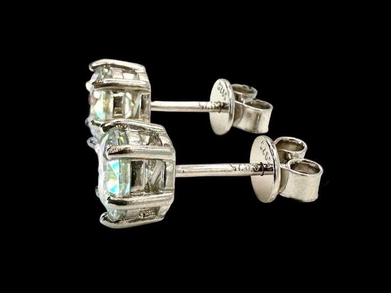 Sparkling 2 Ctw Lab Diamond Earrings