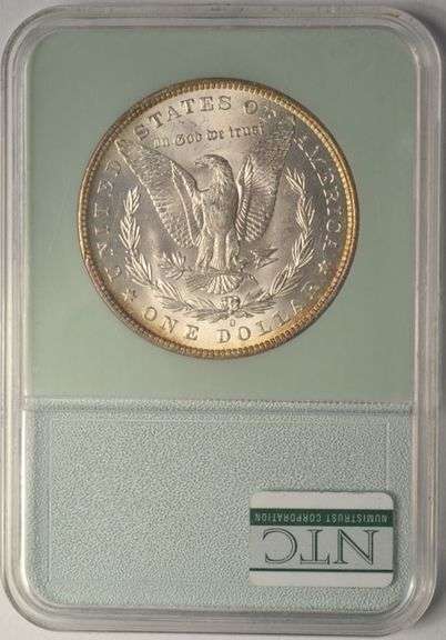 1883-O Morgan Silver Dollar NTC MS66