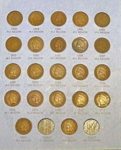 Starter Indian Head Cent Set Album
