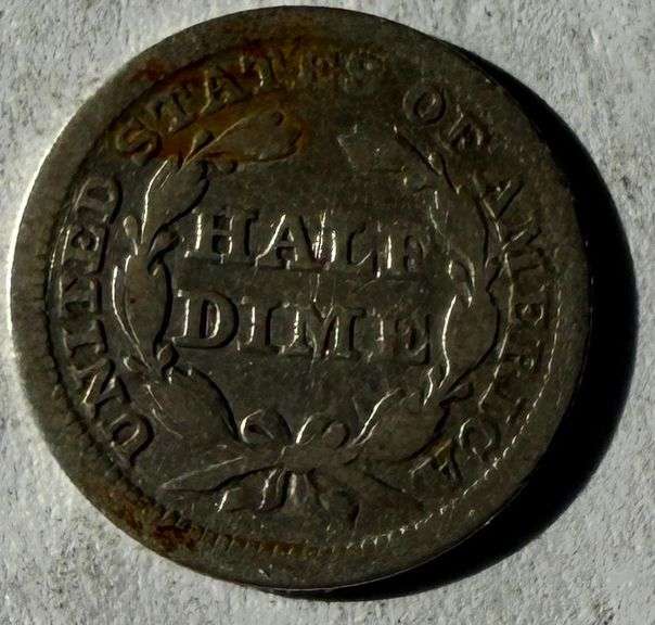1853 Arrows Half Dime