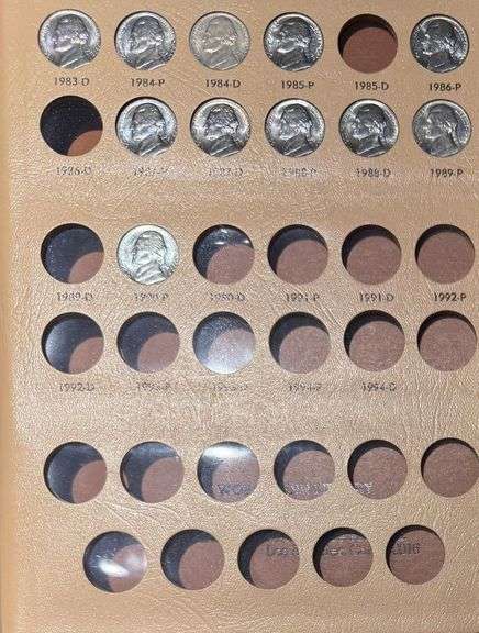 Near Complete BU Jefferson Nickels 1939-1985