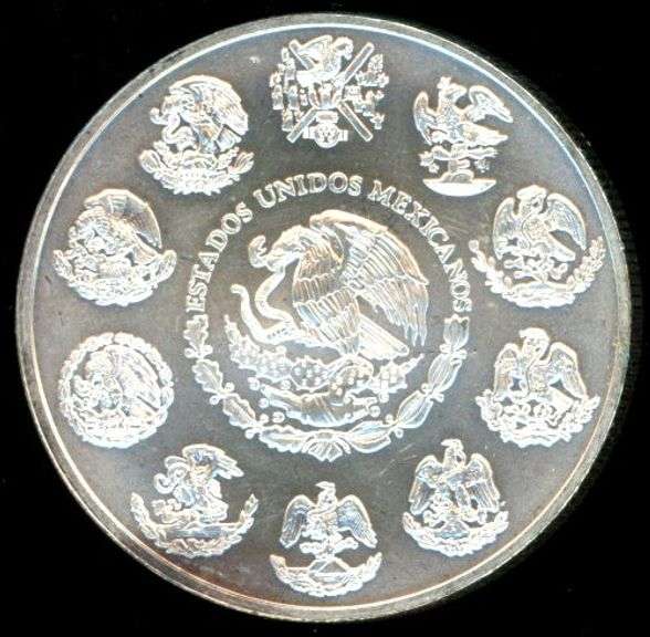 One Ounce 2000 Mexican “Onza Pura” Silver Round