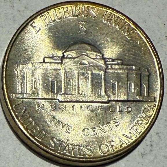 1943 S Full Steps Gem BU Jefferson Nickel