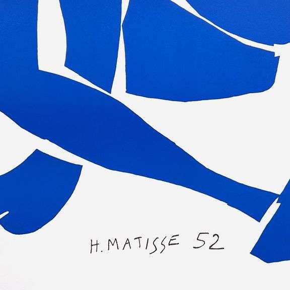 "Nu Bleu IV" by Henri Matisse 1869-1954 (After)