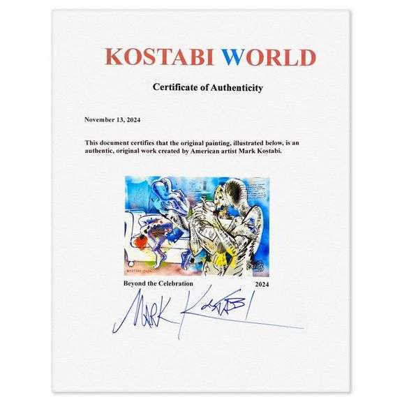 "Beyond the Celebration" by Mark Kostabi