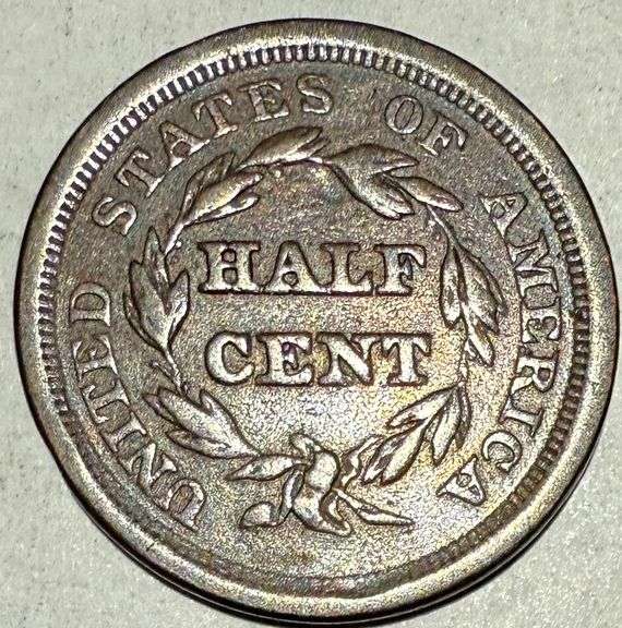 1856 Half Cent