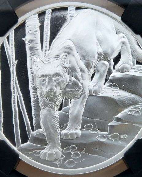 2024 Canada Silver $20 Cougar "UHR", NGC PF70 Ultra Cameo FDOI