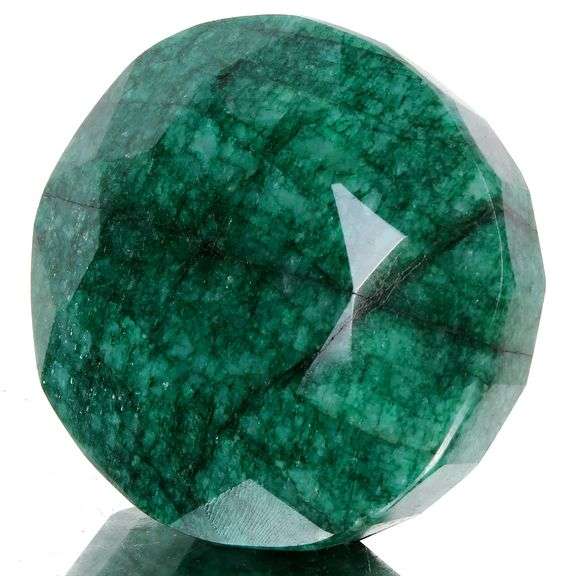 Huge Certified 2160 Ct Museum Size Natural Emerald Solitaire