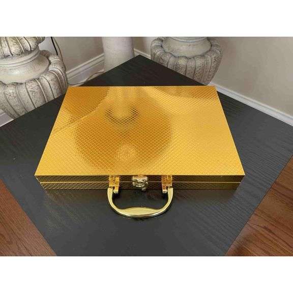 30-Piece Gold Stainless Steel Flatware Set