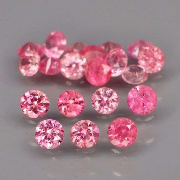Rare heated only 2.03ct pink Sapphire set
