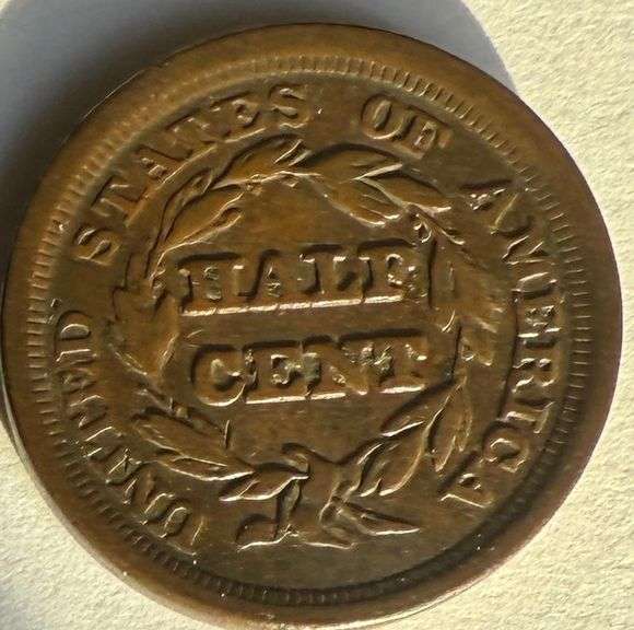 1853 Half Cent