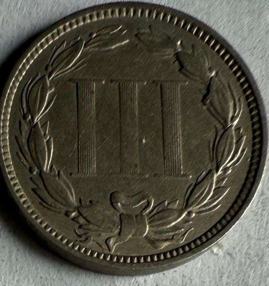 Nice 1867 3 Cent Nickel