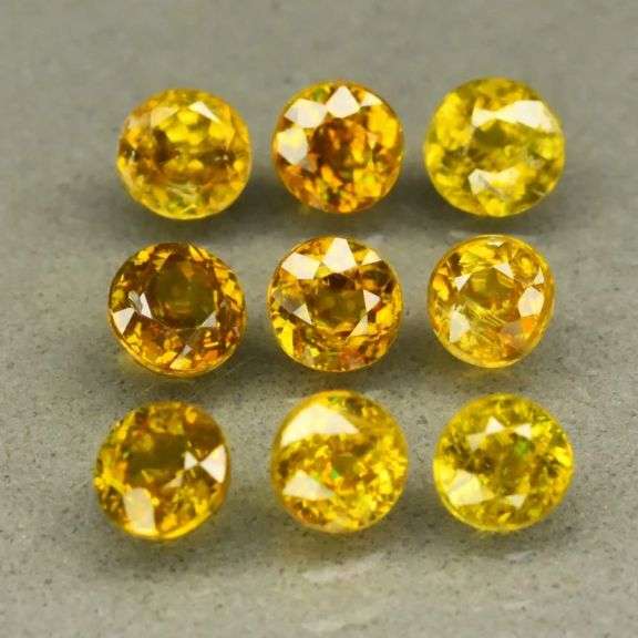 Collectors 2.80ct rich burnished gold Sphene set