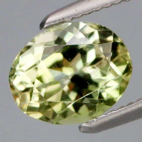 Eye clean and full of sparkle! 1.28ct yellow green Tourmaline!