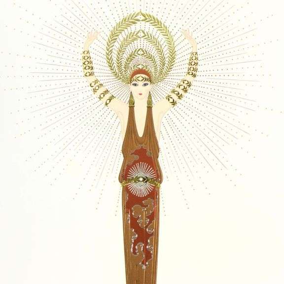 "Diana (Myths Suite)" by Erte (1892-1990)