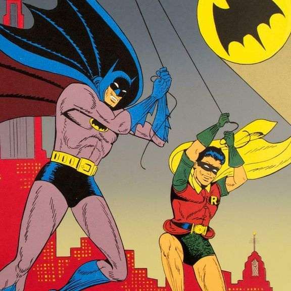 "Batman and Robin" by Bob Kane (1915-1998)