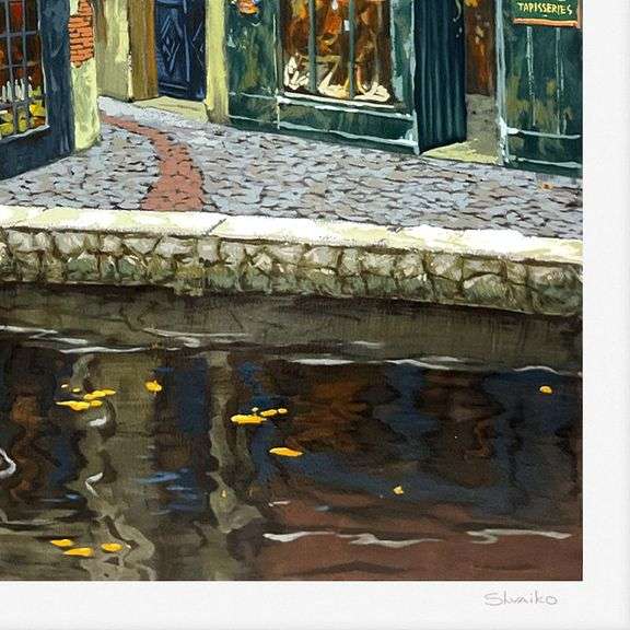 "Last Leaves (White)" by Viktor Shvaiko