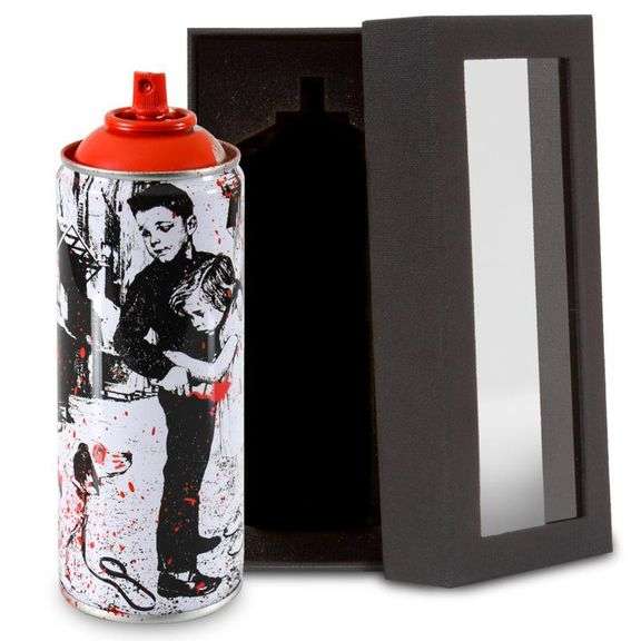 "Pup Art (Red)" by Mr. Brainwash