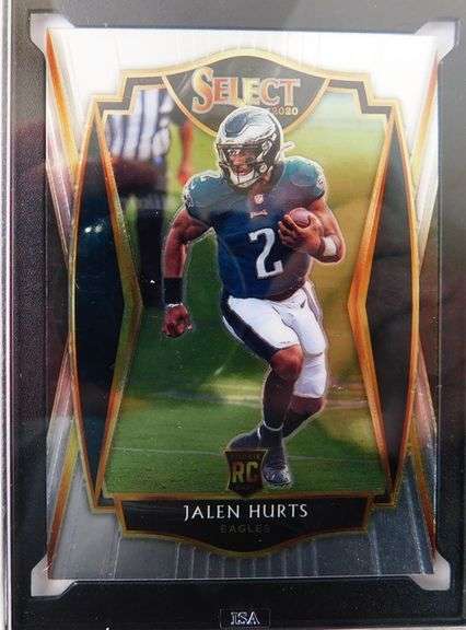 Jalen Hurts 2020 Rookie Football Card, 10 Gem Mint