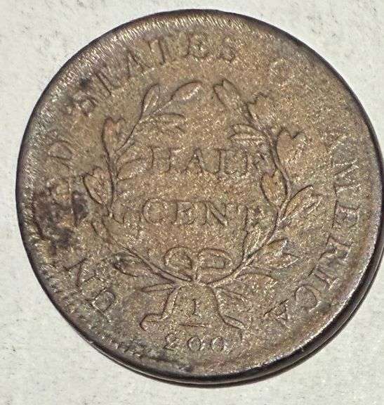 1808 Draped Bust Half Cent