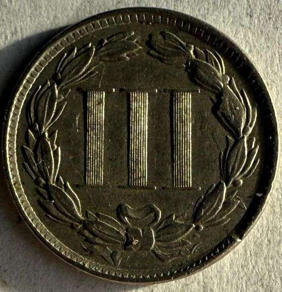 Sharp 1872 3 Cent Nickel