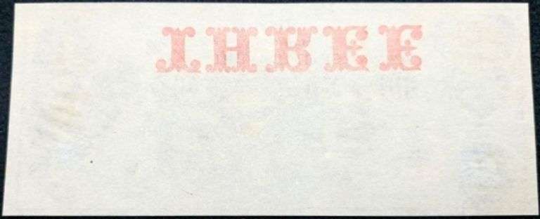 Superb Crisp 1800'S $3 Note West River Bank Jamaica VT!