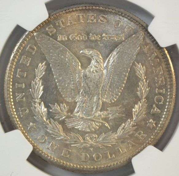 Impressive virtual Gem BU 1881-S Morgan Silver Dollar. NGC MS64