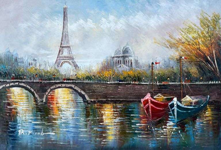 UNIQUE AND BEAUTIFUL PAINTING ON CANVAS