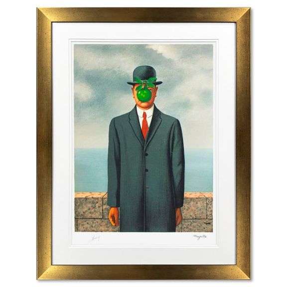 "Le Fils De L'homme" by Rene Magritte (1898-1967)