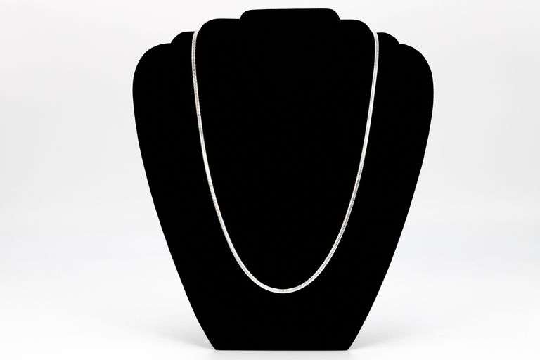 Sterling Silver Flexible Round Snake Chain 4mm 925 Italy New Necklace 22"