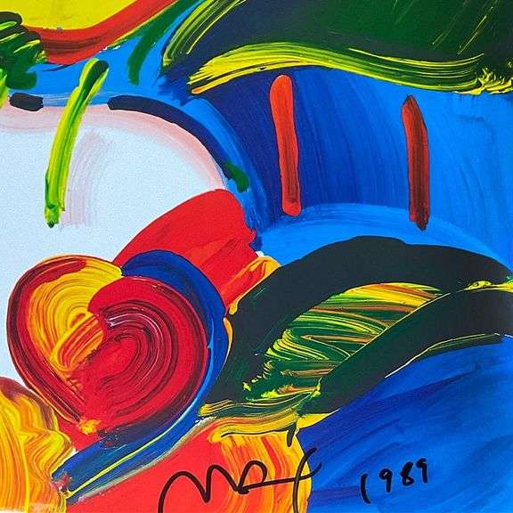 "Flower Blossom Lady" by Peter Max