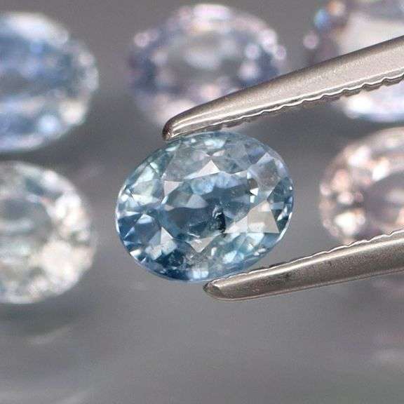 Half a carat each! 3.26ct set of 6 fancy color Sapphires!