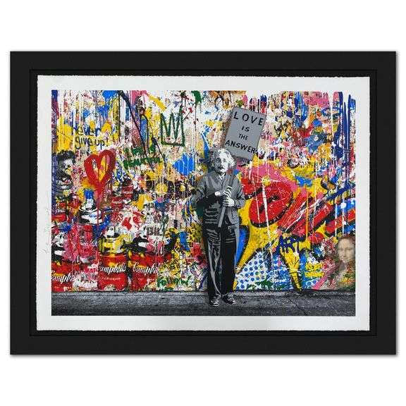 "M=bw² - Collage" by Mr. Brainwash