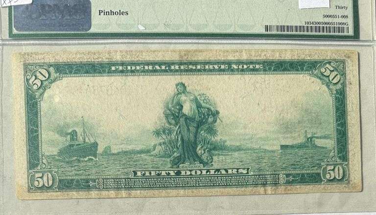 $50 Series 1914 FRN PMG 30