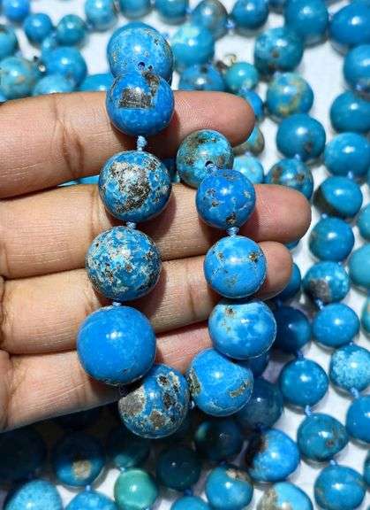 All-Natural high grade Persian turquoise Necklace and Bracelet