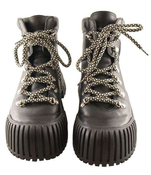 Louis Vuitton leather Combat boots