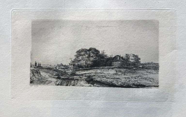 Extremely Rare and Collectible Antique Etching After Rembrandt, c. 1880