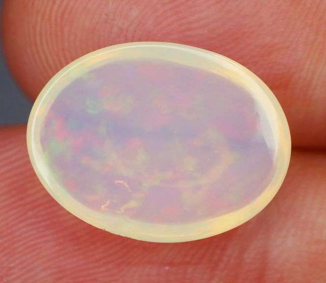 Impressive 4.97ct untreated small block patterned Jelly Opal!
